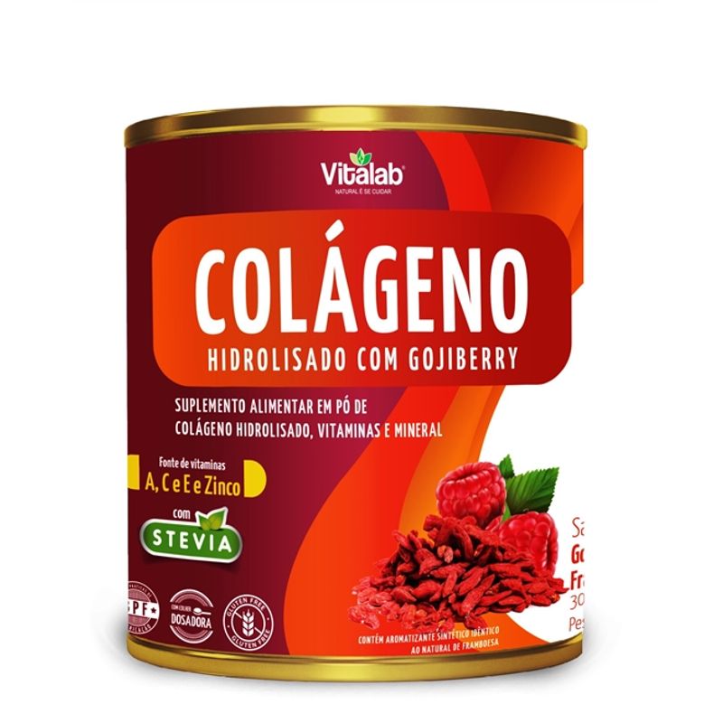 Vital OX Slim Red Pó Solúvel Composto Fibras - Colágeno - Goji