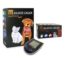 50 Tiras de Glicose para Animais + Monitor  Gluco Calea
