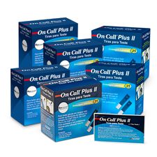 150 Tiras de Glicose Individuais On Call Plus II