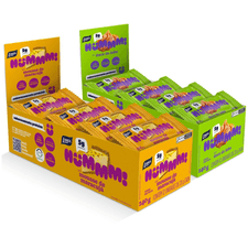 Kit 2 Caixas Barra de Proteína Hummm!  Doce de Leite e Mousse de Maracujá - 24 unidades